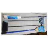 New & 1 Used Broom & Mop Lot