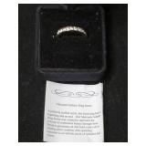 .925 Sterling Diamonque Ring, Size 8