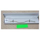 7 1/2" 10k Gold Diamond Bracelet