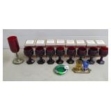 Lot of Avon Wine Goblets w/ Boxes