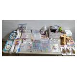 Large Lot of Needlepoint, Threads, Crafting Suppls