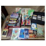 Casettes, VHS, CDs, Media Lot
