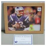 Tom Brady Autographed PIcture w/ COA
