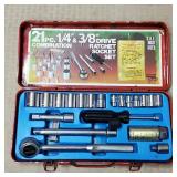 Royal Tools 21 Pc 1/4" & 3/8" Drive Ratchet &