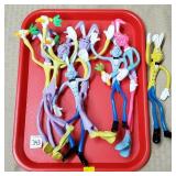 Lot of Vtg Assorted Bendy Easter Rabbit Figures