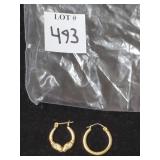 Pair of Loose 14k Gold Earrings