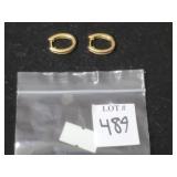 Pair of CZ .925 Earrings 2.42 DWT