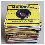 Lot of Assorted 45s Vinyl Records