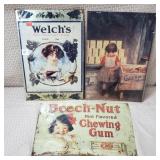 (3) Modern Advertising Signs Lot