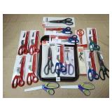Tray Lot of Old New Stock of Scissors