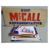 Large Grouping Of Mixed Political Signs