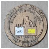 1995 Cast Iron Bethelhem Steel Blast Furnace