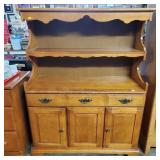 Wood Country Kitchen Hutch