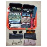 Tray Lot of Assorted Eyeglasses