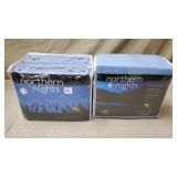 Lot of 2 Northern Light QVC Flannel Sheet Sets