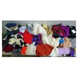Lot of Assorted Gloves, Hats, Scarves, Old New
