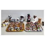 Huge Lot of Assorted Ceramic TeddyBear Figures
