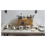 1963 Vintage Wear-Ever Aluminum Cookware Set