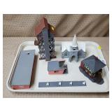 Lot of Vintage HO Scale Train Buildings