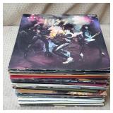 Grouping of Kiss & Assorted 33 Vinyl Records
