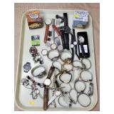 Tray Lot of Assorted Wristwatches