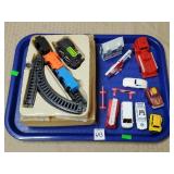 Assorted Toy Cars & Toy Train Lot