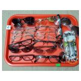 Tray Lot of Assorted Eyeglasses