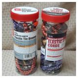 2 Tubes of Assorted Length Elastic Cords