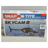 1984 Snap Tite Skycam II WNEP Helicopter Model,
