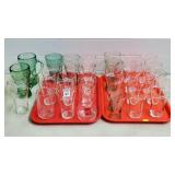 Mixed Coca Cola Countour Glasses
