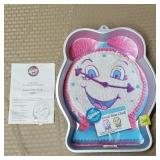 1991 Wilton Good Time Clock Aluminum Cake Pan