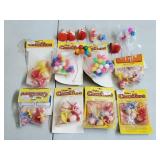 Lot of Vintage Wilton Clown & Ballons Cake Toppers