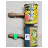 Pair of Vintage Tin Toy Makers