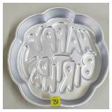 1981 Wilton Happy Birthday Aluminum Cake Pan