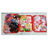 Lot of Vintage Halloween Cake Decorations, Xmas