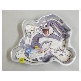 1996 Wilton Bugs Bunny Aluminum Cake Pan w/ Label
