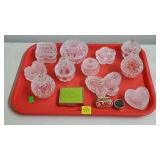 Romanian Lead Crystal Trinket Boxes & Other pieces