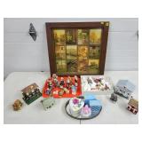 Vintage Vanity Tray & Trinket Boxes, Nativity