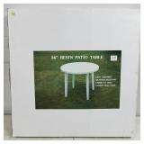 36' Resin Patio Table, NIB