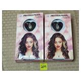 (2) Precious Pearl Love Necklaces