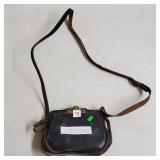 Vintage Mid Century Leather Butcher/Vendor Bag