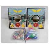 Handpainted Wood Bean Bag Game Set