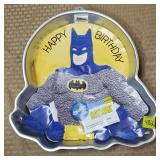 1989 Wilton Batman Aluminum Cake Pan w/ Label