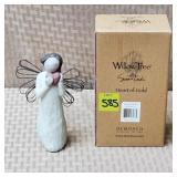 Willow Tree Faceless Angels Heart of Gold Figurine
