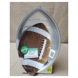1990 Wilton First & Ten Football Aluminum Cake Pan