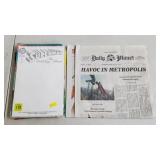 Superman Comic Books & Daily Planet Newspaper