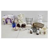 Egg Knick Knacks, Trinket Boxes, Angel Figurines