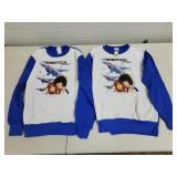 (2) Vtg 1985 Robotech Odyssey Anime Raglan Shirts