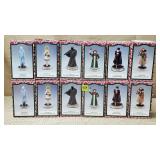 2 Sets of Christmas Carol Xmas Figurines w/ Boxes