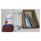 Lot of Assorted Crochet & Knitting Needles